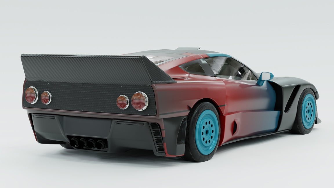 Rally car model one
